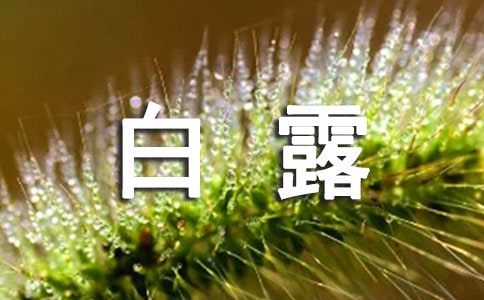 白露祝福语摘录